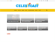 Tablet Screenshot of celebtoast.com